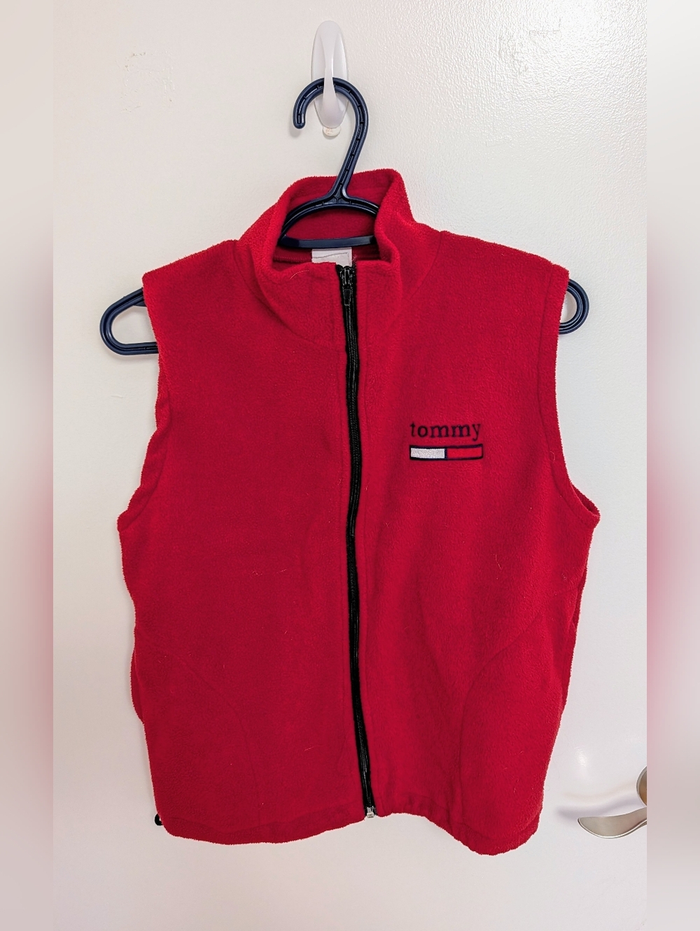 Tommy Hilfiger Red Fleece Vest - Youth Size Large
